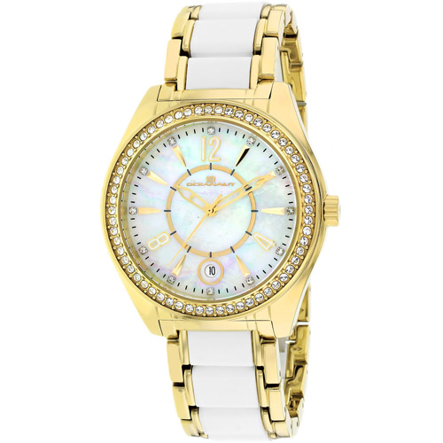 OC5410 Oceanaut Womens Pearl Two-tone Gold tone White Band White Mother of Pearl Dial