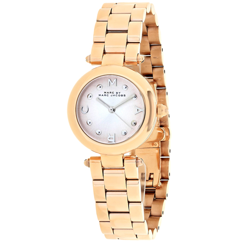 MJ3452 Marc Jacobs Womens Dotty Rose gold Band Pink Dial