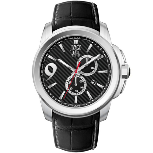 JV1517 Jivago Mens Gliese Black Band Black Dial