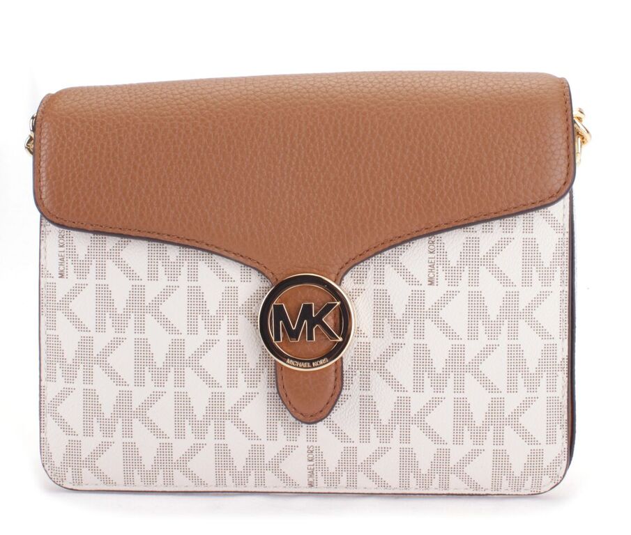 Sold out 35T7GV3F2BVANILLAACORN Michael Kors 35T7GV3F2B VANILLA ACORN Handbags VANNA MSRP 398 Buy It Now 255