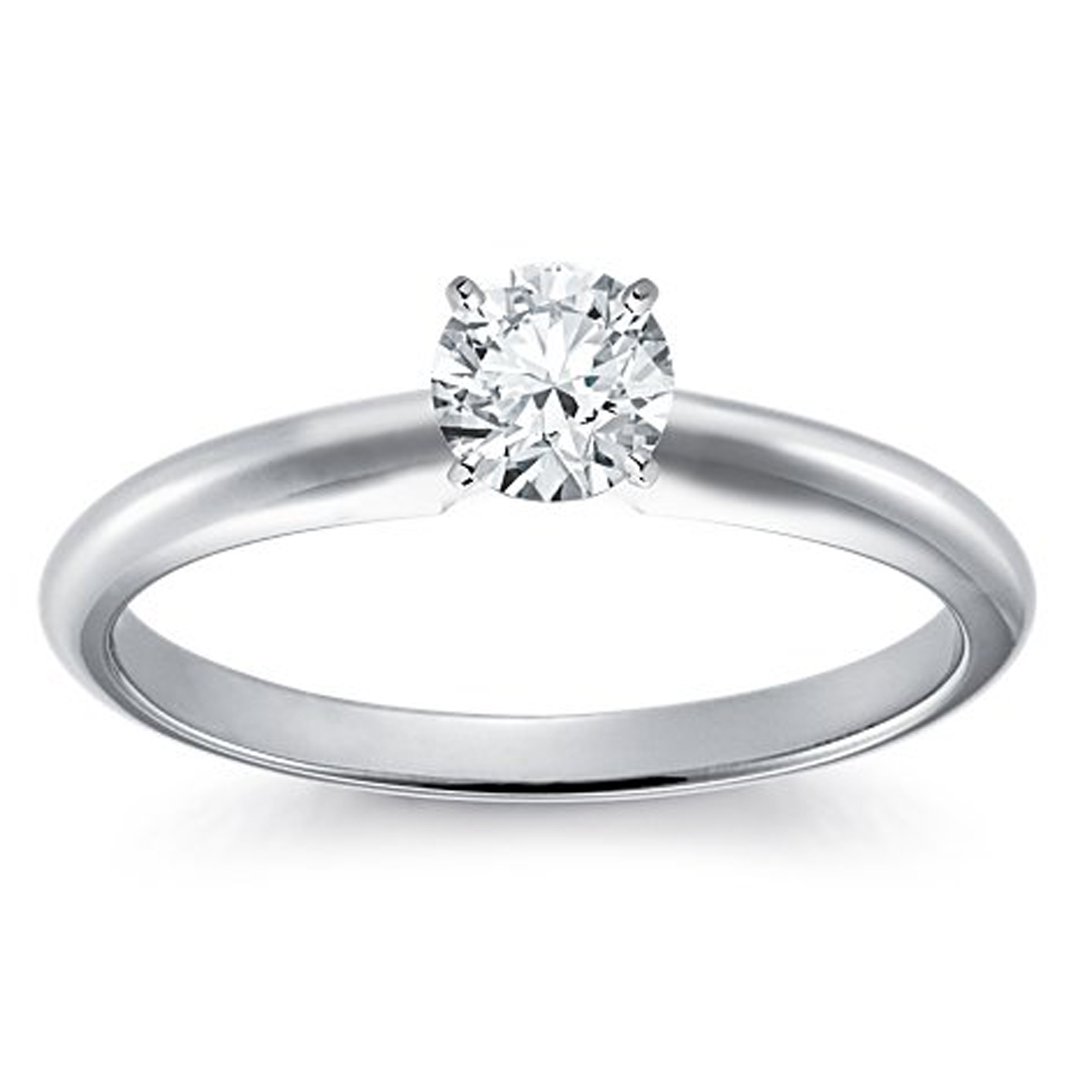 SOLITARE50 14K YG OR WG  0.50 CT DIAMOND SOLITAIRE RING  SI  G TO H  IN COLOUR WITH CERTIFICATE