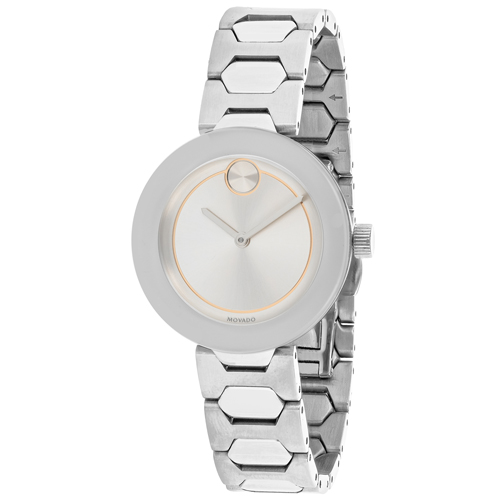 3600381 Movado Womens Bold 3600381 Silver Band Silver Dial