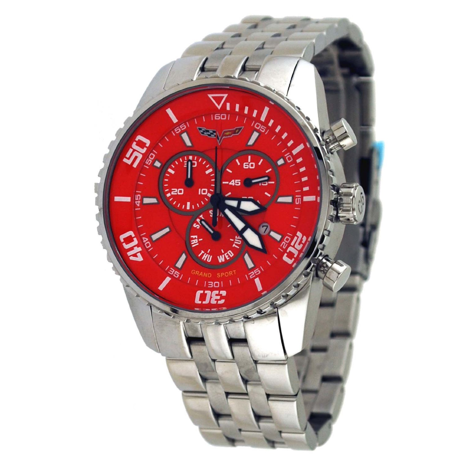 CR215-RED Corvette M Grand Sport Swiss Chronograph Red Dial