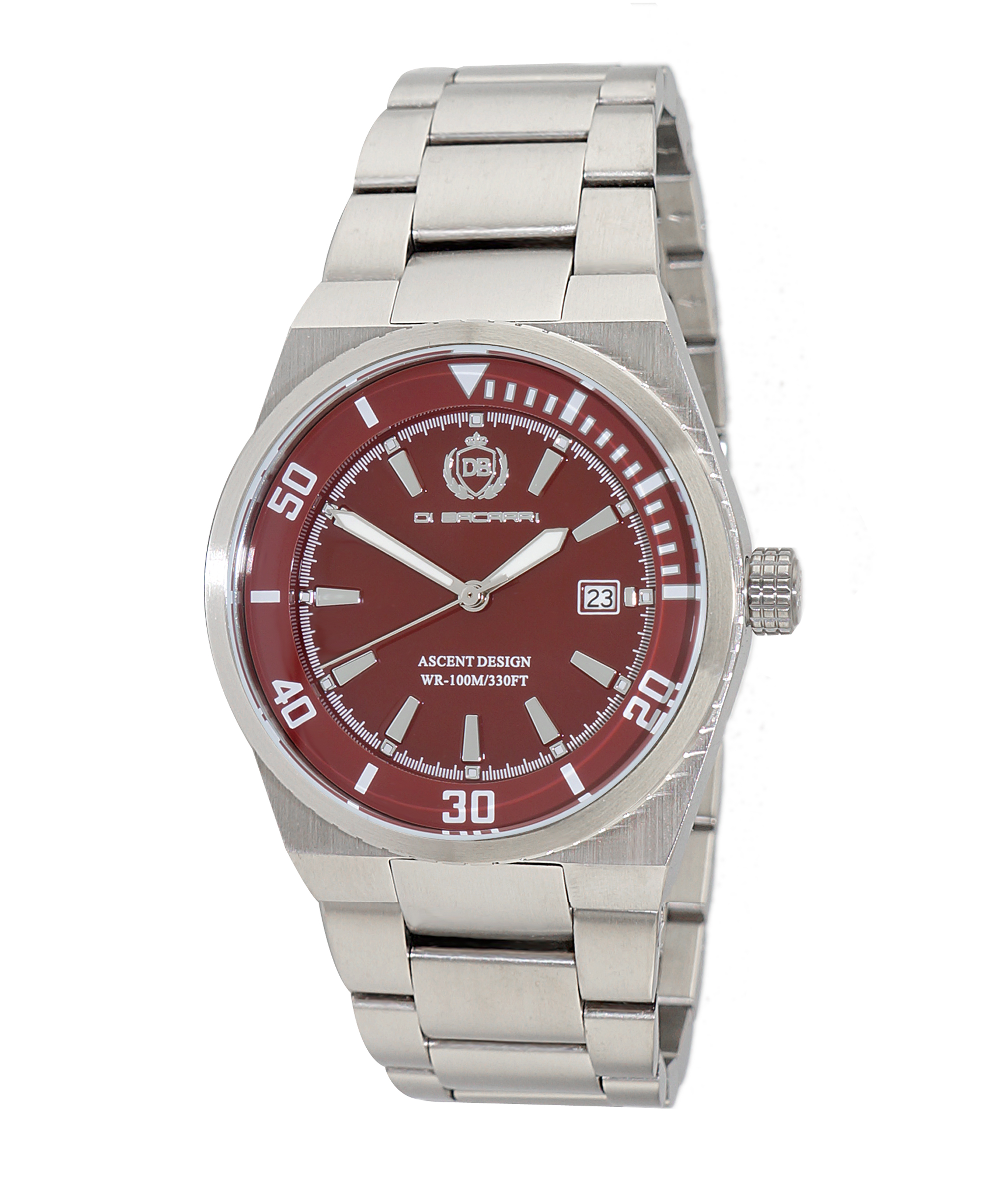 Di Bacarri DB7777-BN Di Bacarri DB7777-BN Burgundy Dial