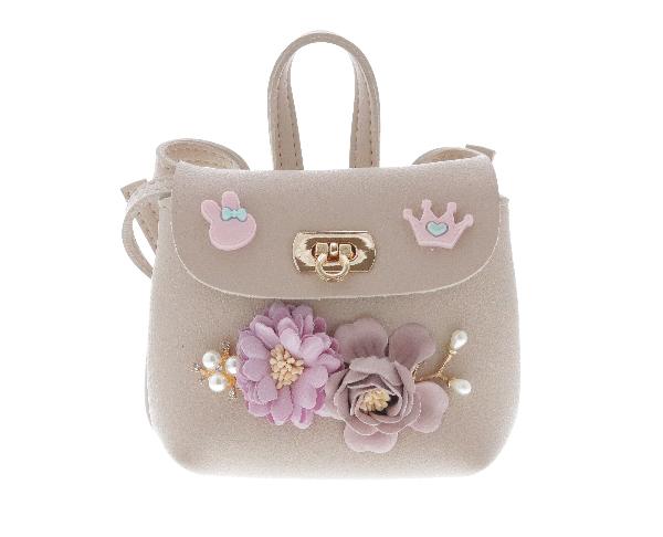 Raw 7 by Doe A Dear Mini Backpack w/ Floral Detail - Bone, Price: $52