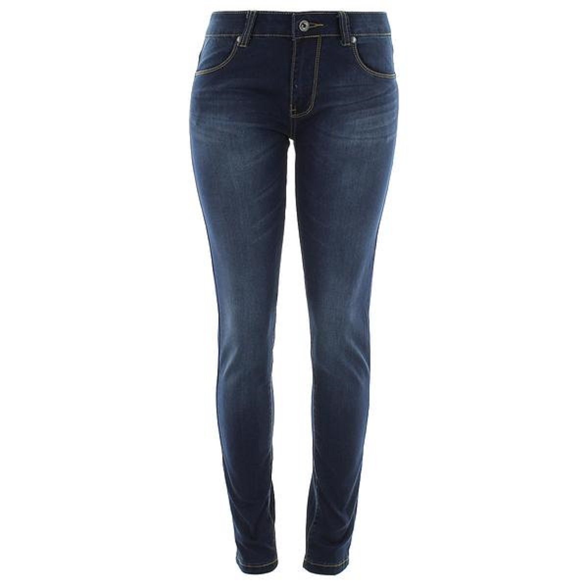 B01KGBXCCA B01KGBXCCA Bee & Ceci - Women's Five Pockets Basic Skinny Jeans - Dark Blue - 15
