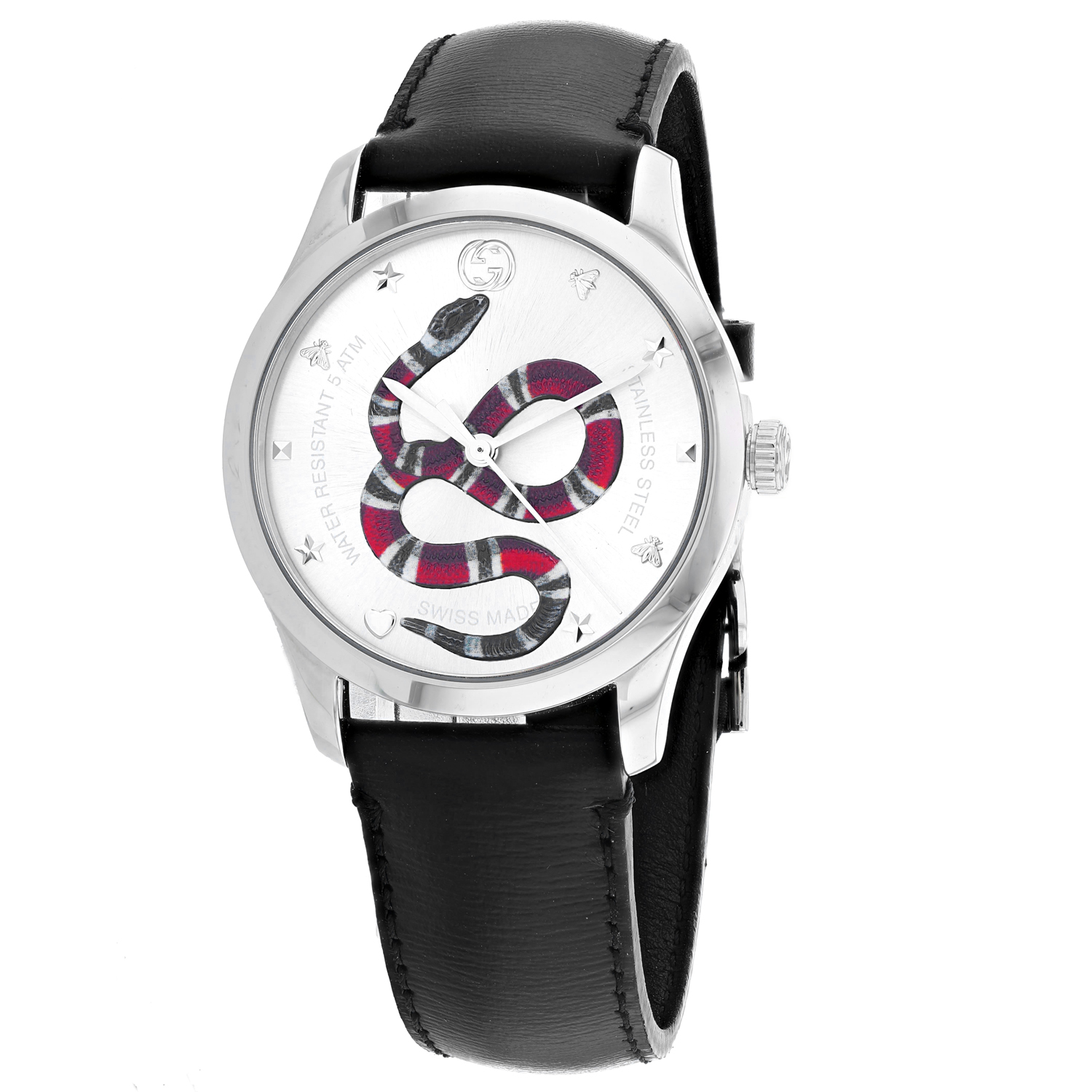 Gucci watch black band hot sale