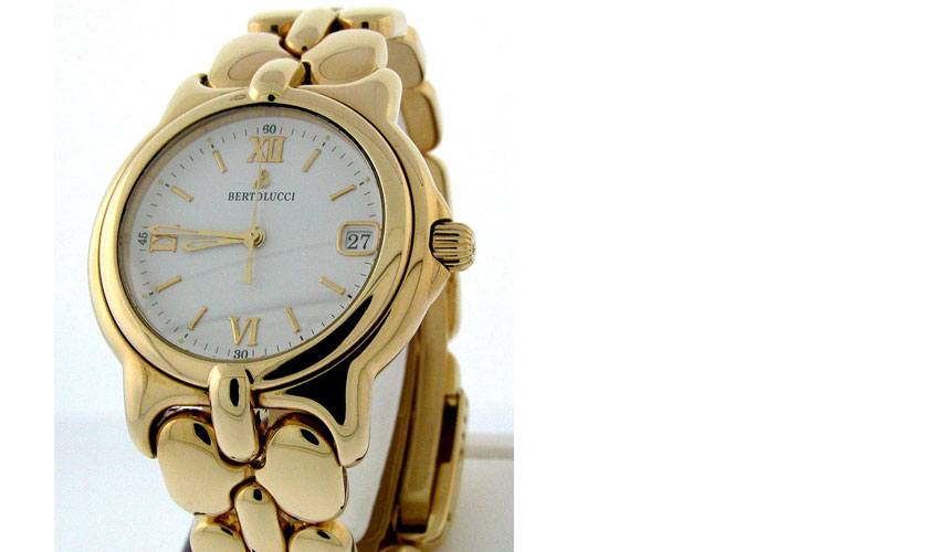 Bertolucci Pulchra - 18k Yellow Gold - White Dial - Quartz - gem from US collector