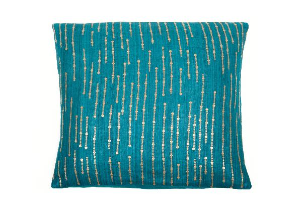Teal SequinedDecorative Accent Pillow by TrendSage, Price: $63