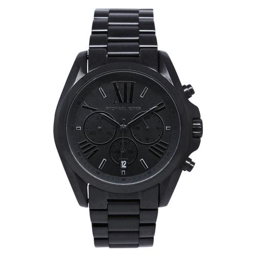 MK5550 Michael Kors Womens Bradshaw Black Band Black Dial