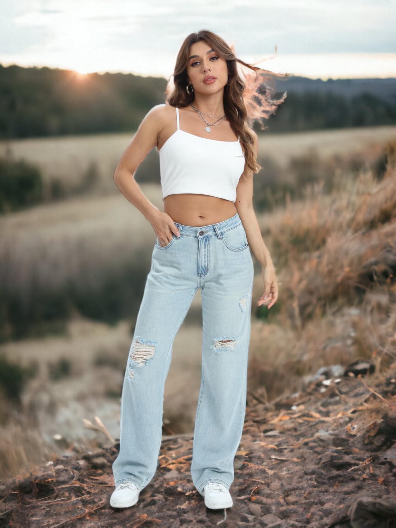 R7W808 R7 Women Jeans Style R7W808