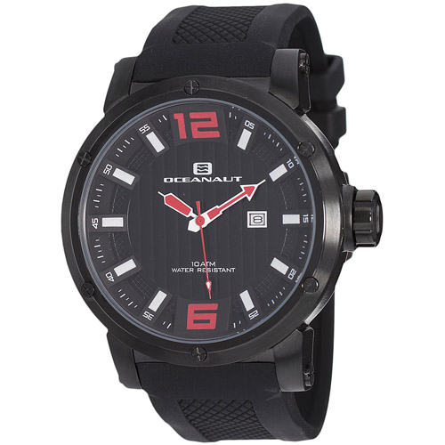 OC2114 Oceanaut Mens Spider Black Band Black Dial