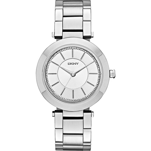 NY2285 DKNY Womens Stanhope Silver Band Silver Dial