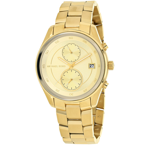 MK6464 Michael Kors Womens Briar Gold Band Gold Dial