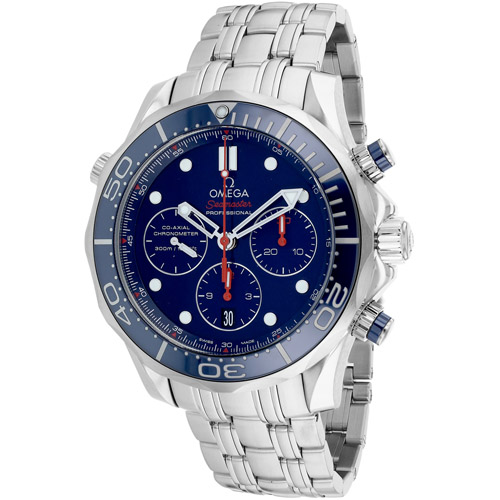 O21230445003001 Omega Seamaster Chronograph Automatic Blue Dial
