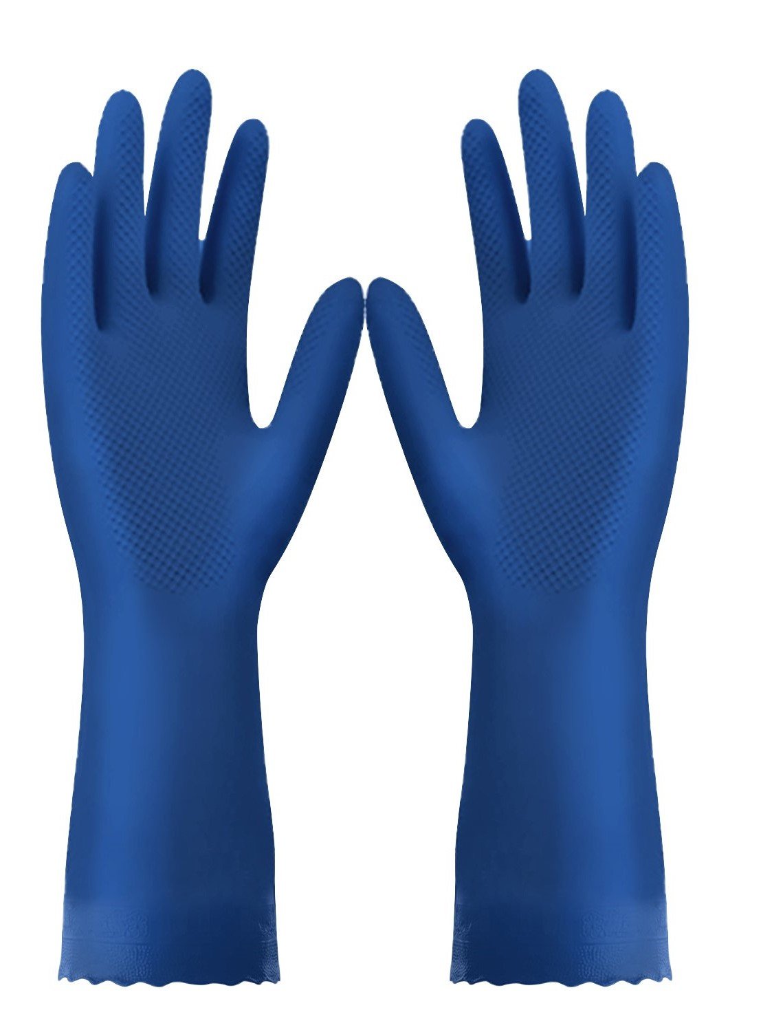 LTGL-L16MIL-Blue60 60 pairs Shamrock 16 Mil Latex Canners Gloves Blue Color Size L