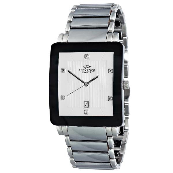 Oniss Stainless Steel Tungsten White Dial Sapphire Markers, Price: $199