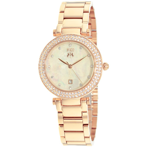 JV5312 Jivago Womens Parure Rose gold Band Peach Mother of Pearl Dial