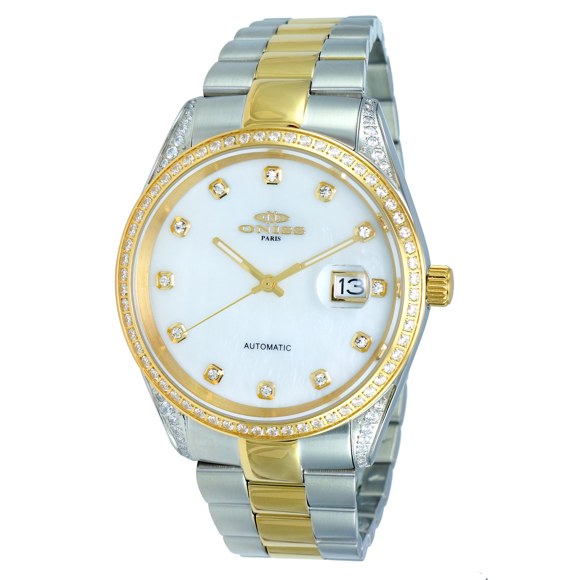 Oniss ON3883-2TWT Oniss RX Automatic Two-Tone White Mother of Pearl