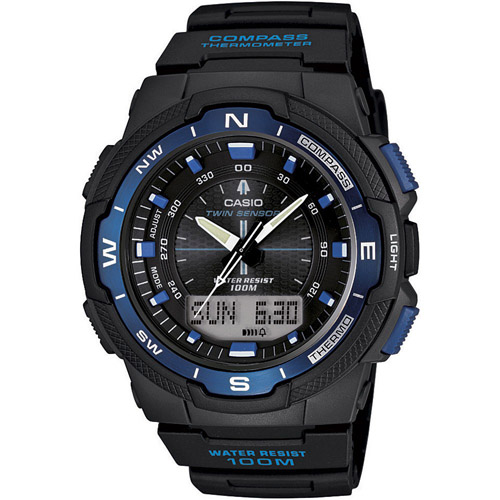 SGW-500H-2BV Casio Mens Classic Black Band Black Digital-Analog dial Dial