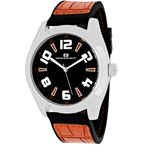 OC7514 Oceanaut Mens Vault Orange Band Black Dial