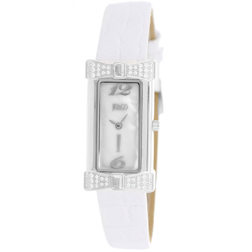 JV1410 Jivago Womens Charmante White Band White MOP Dial