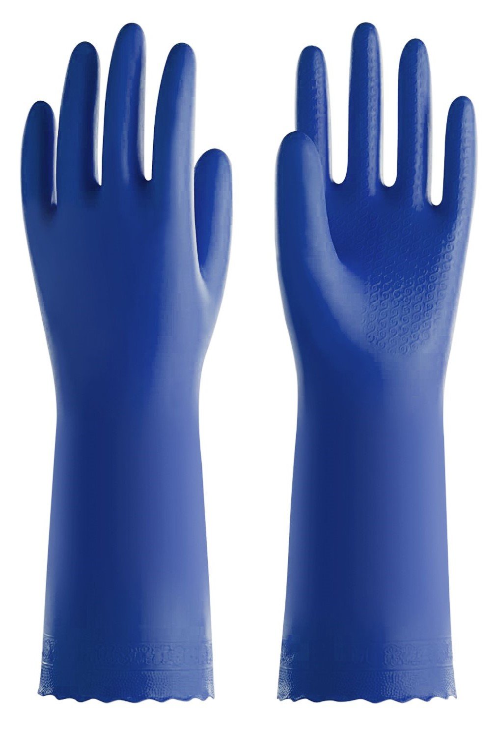 LTGL-XL16MIL-Blue60 60 pairs Shamrock 16 Mil Latex Canners Gloves Blue Color Size XL