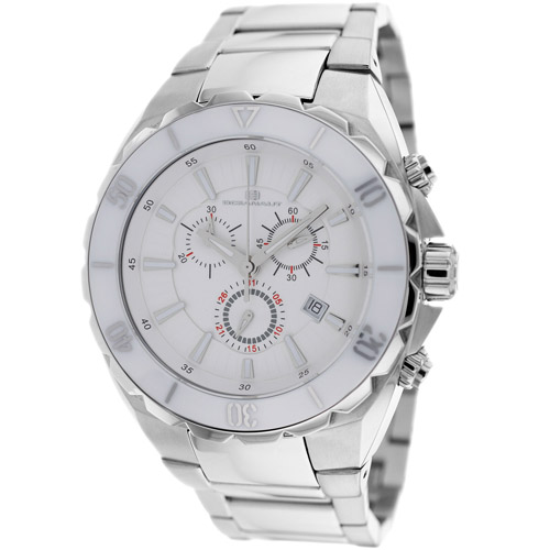 OC5125 Oceanaut Mens Seville Silver Band White Dial