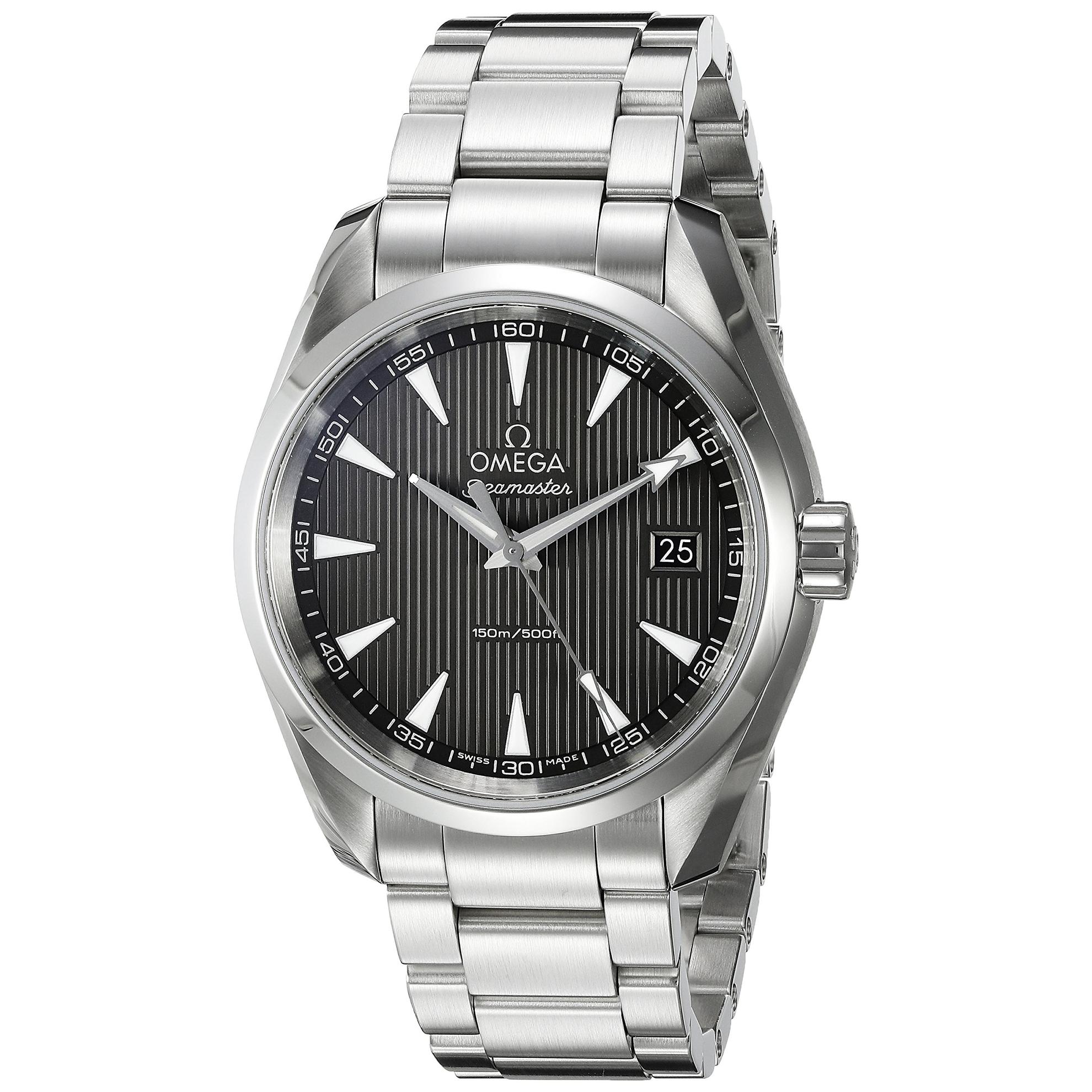 Omega B00BS0IUNA B00BS0IUNA To UK £1850 US $1939.99 Omega Seamaster Aqua Terra Grey Dial Stainless Steel Mens Watch Delivery to UK GBP1850 US $1939.99