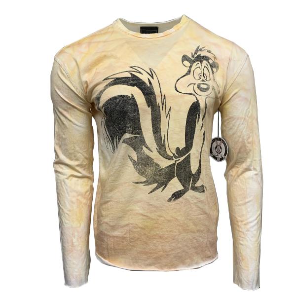Classic Looney Tunes Long Sleeve T-Shirt Pepe Le Pew - Distressed, Price: $35