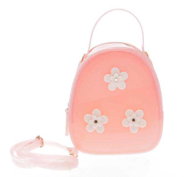 Raw 7 by Doe A Dear Jelly Purse with Flowers - Pink Lemonade, Price: $58