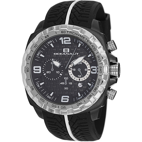 OC1120 Oceanaut Mens Racer Black Band Black Dial