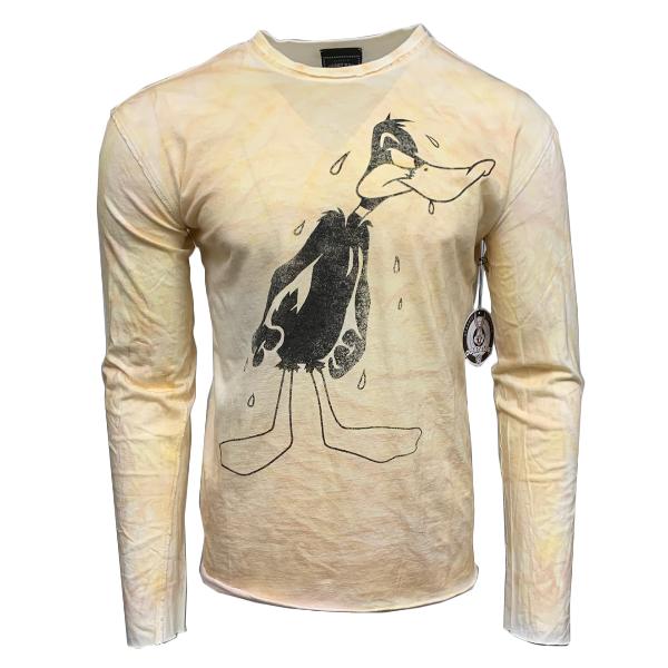 Classic Looney Tunes Long Sleeve T-Shirt Daffy Duck - Distressed, Price: $35