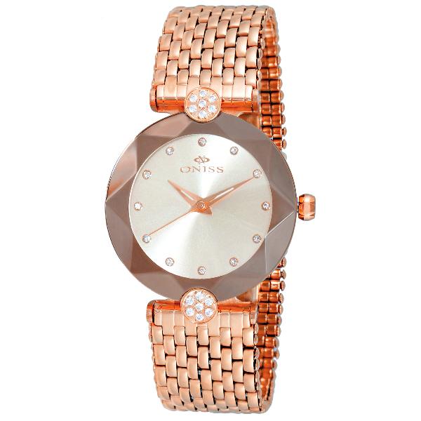 Oniss Milan Facetta Rose Gold Rose Dial, Price: $149