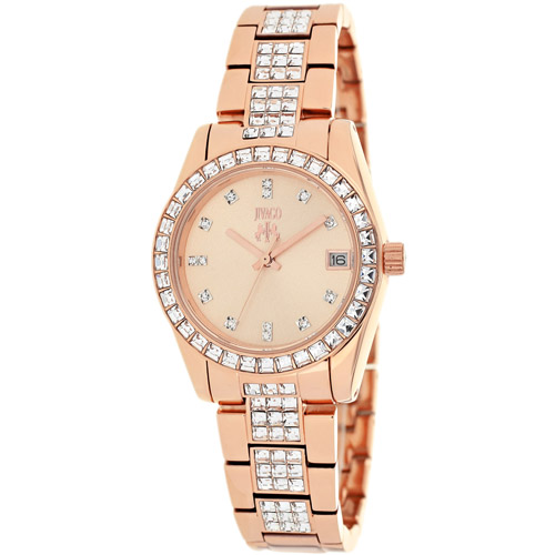 JV6412 Jivago Womens Magnifique Rose gold Band Rose Gold Dial