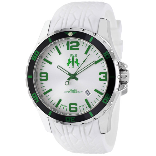 JV0116 Jivago Mens Ultimate White Band White Dial