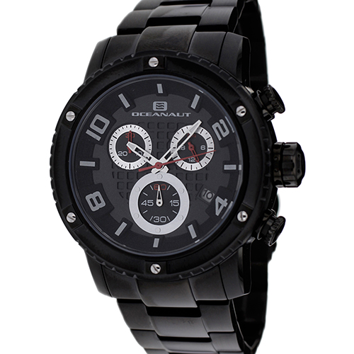 OC3124 Oceanaut Mens Impulse Black Band Black Dial