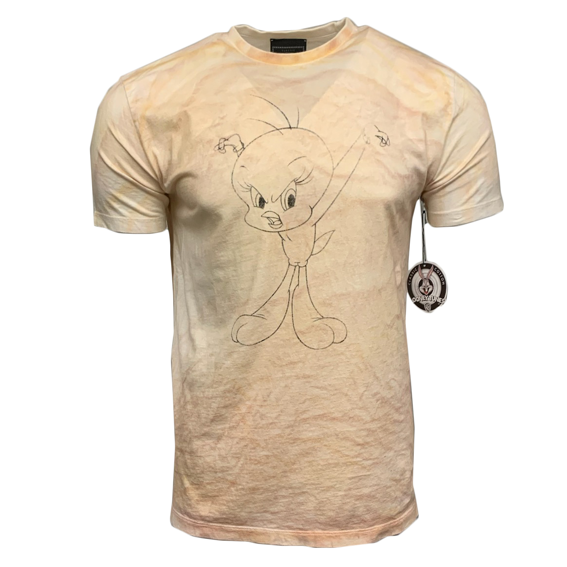 Looney Tunes PTS101-TWEETYB Classic Looney Tunes T-Shirt Tweety Bird - Distressed