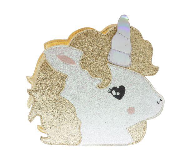 2340-3GoldOS-Gold Raw 7 by Doe A Dear Unicorn Backpack 2340-3GoldOS-Gold