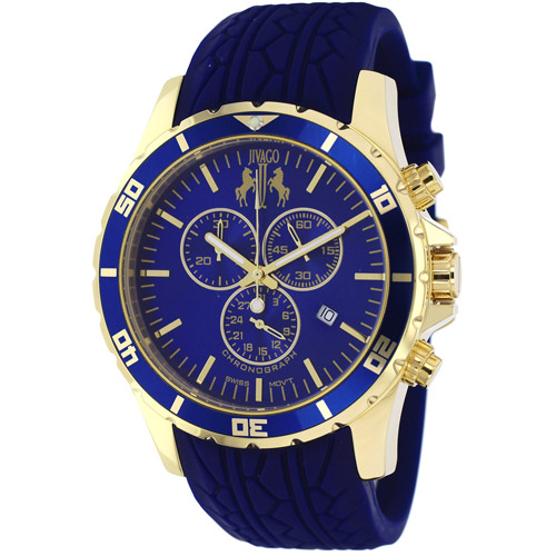 JV0123 Jivago Mens Ultimate Blue Band Blue Dial