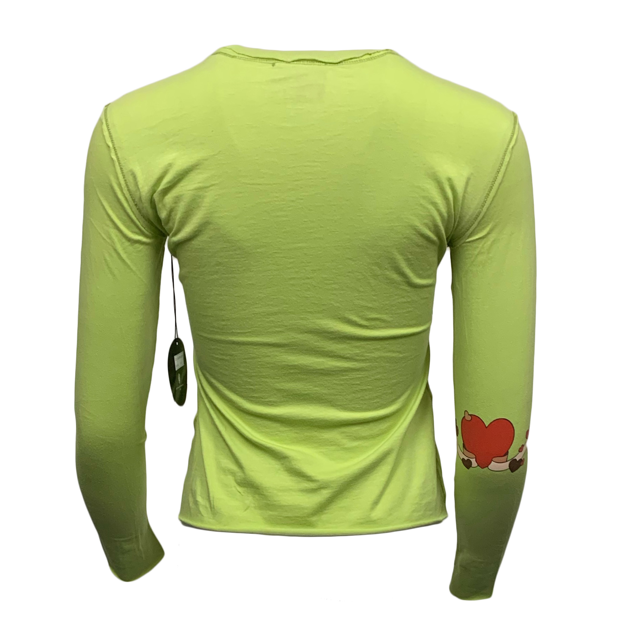 Looney Tunes PTS94-BB-GREEN Looney Tunes Women's Bugs Bunny Long Sleeve T-Shirt Green