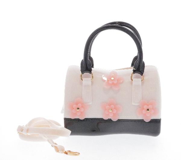 Raw 7 by Doe A Dear Flowers Barrel Jelly Hand Bag, Price: $49