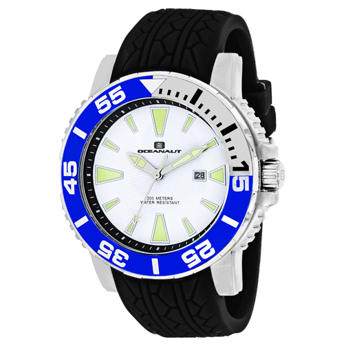 OC2917 Oceanaut Mens Marletta Black Band White Dial