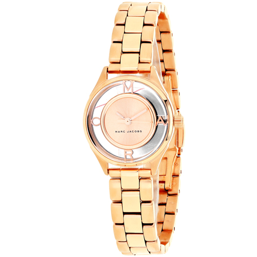 MJ3417 Marc Jacobs Womens Tether Rose gold Band Rose gold Dial