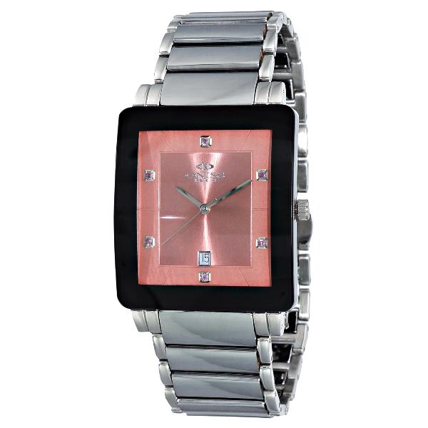 Oniss Stainless Steel Tungsten Salmon Dial Sapphire Markers, Price: $199