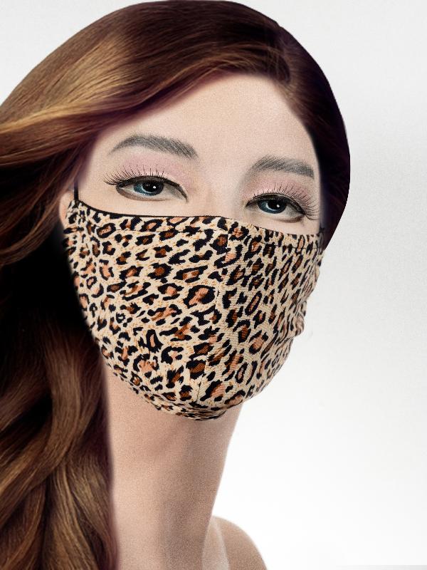 AVA by POL ATTEU High Fashion 90210 Designer Face Mask - Love Leopard, Price: $29