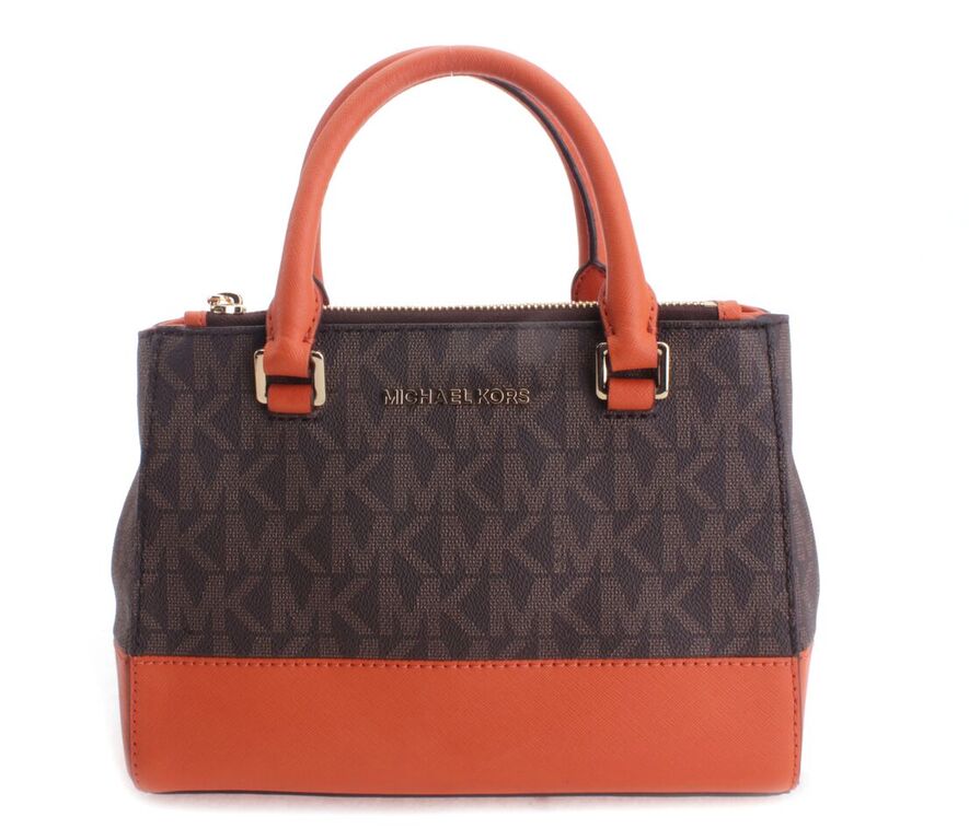 michael kors tangerine purse