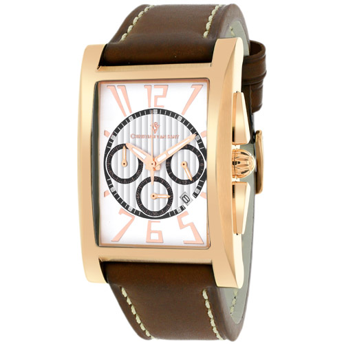 CV4515 Christian Van Sant Mens Cannes Brown Band White Dial