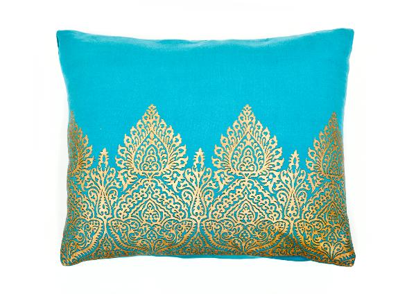 Mughal Teal Decorative Accent Pillow by TrendSage, Price: $67