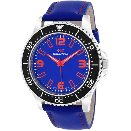 SP5313 Seapro Mens Tideway Blue Band Blue Dial